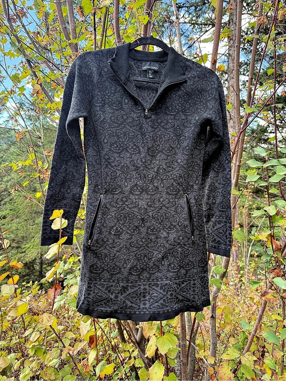 Cynthia Rowley Paisley Floral Sweater Dress